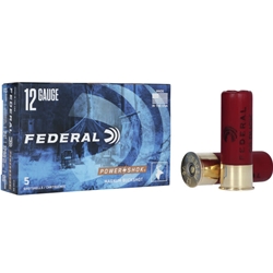 FEDERAL F130 00 Federal F13000 Power-Shok12 Gauge 2.75" 12 Pellets 00 Buck Shot 5 Bx/ 50 Cs